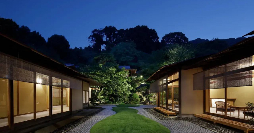 京都威斯汀飯店庭園景觀。（圖／Trip.com提供）